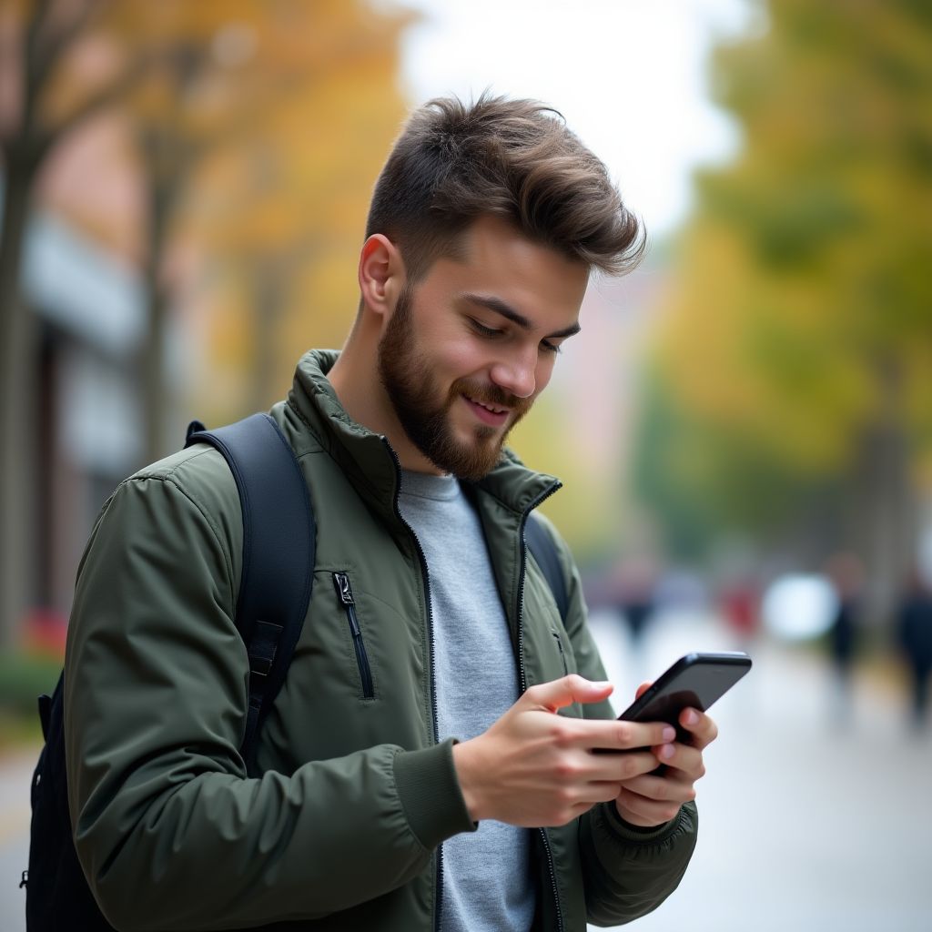 Javier Sánchez, estudiante universitario